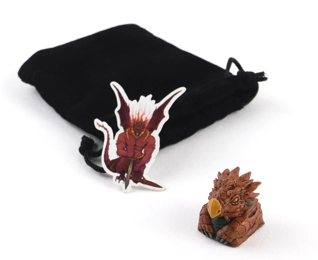 Peacaps Thoric Hand Painted Artisan Keycap - Image 6