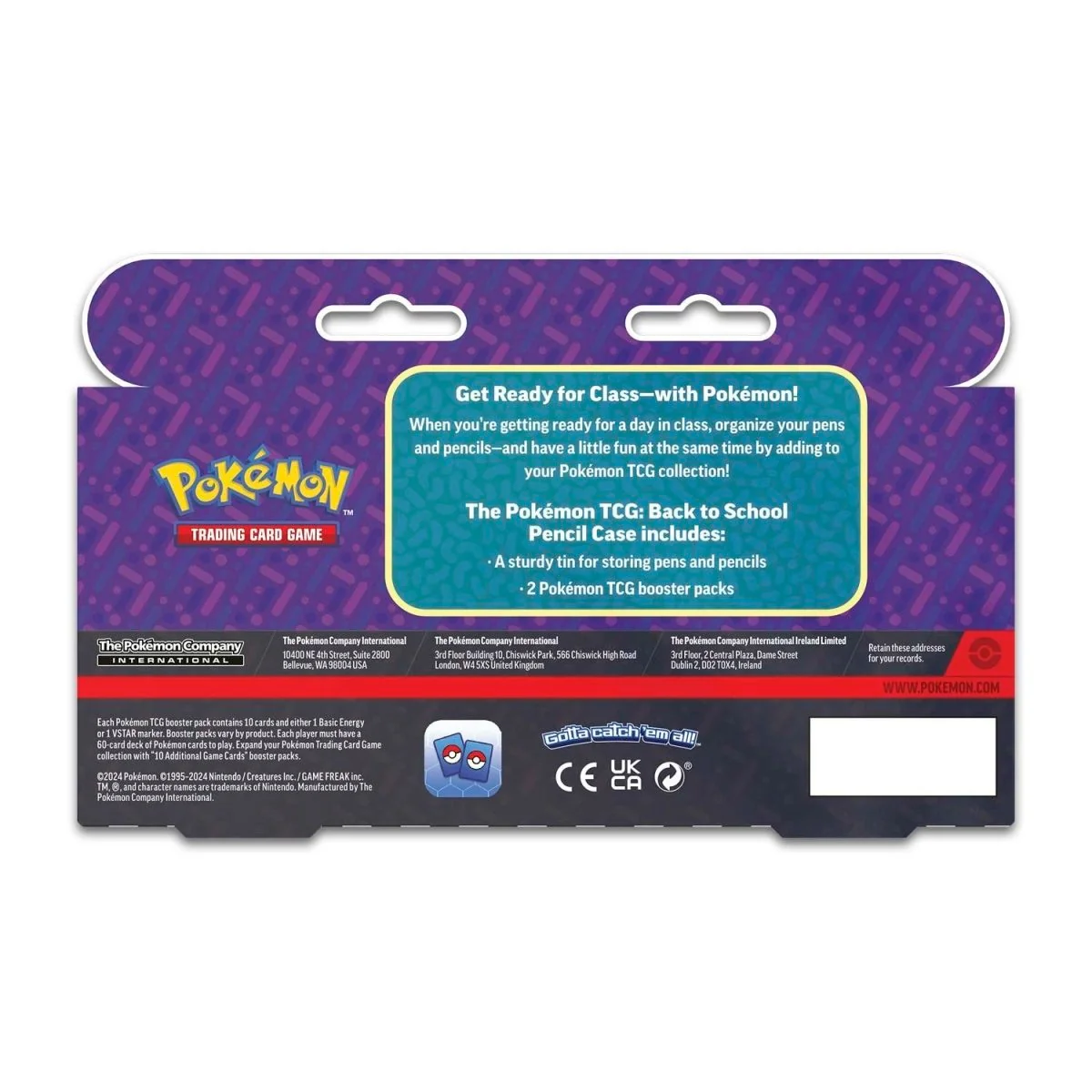 Pokemon TCG 2024 Back To School Pencil Case - Image 4