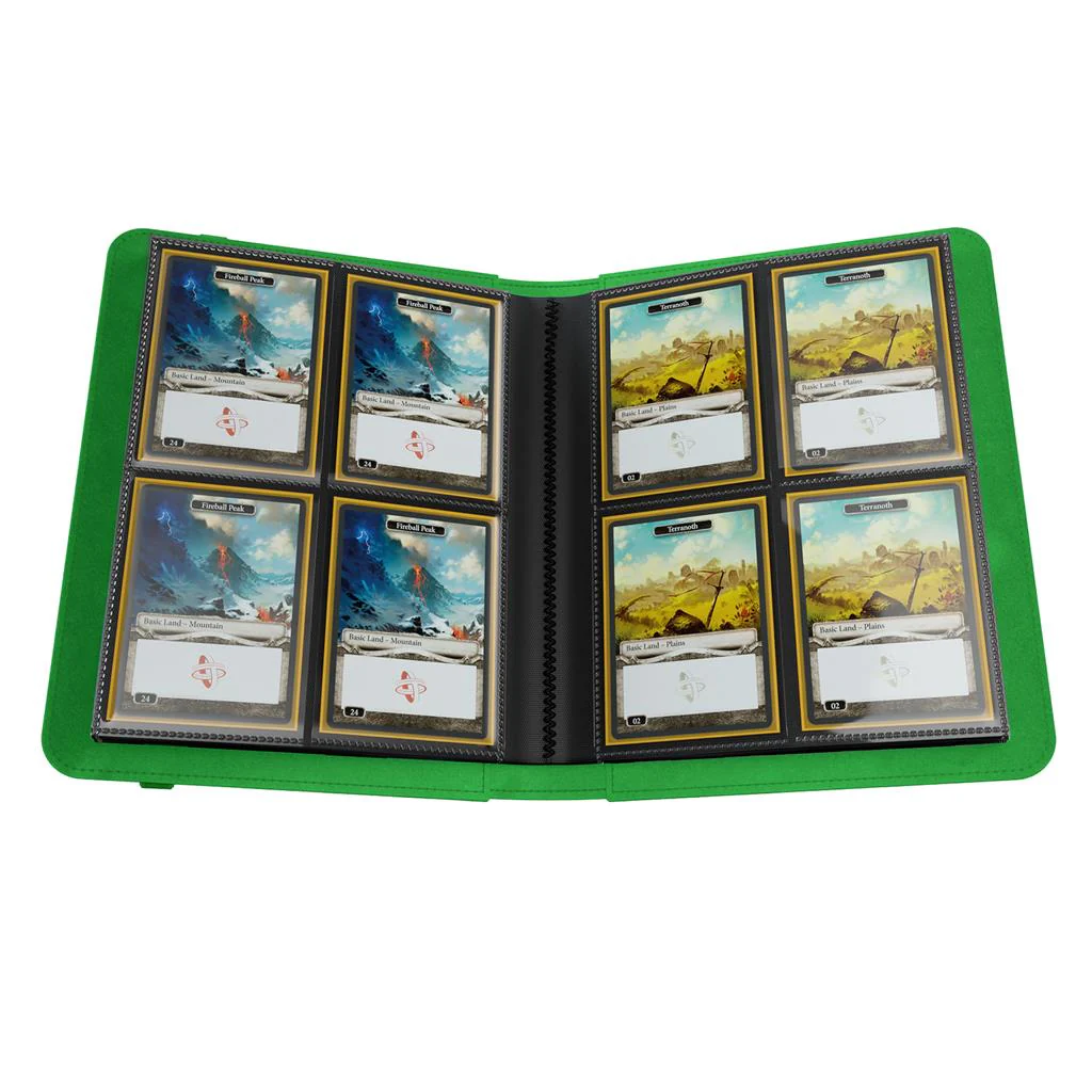 Prime Album 8-Pocket Card Binder Green - Image 4