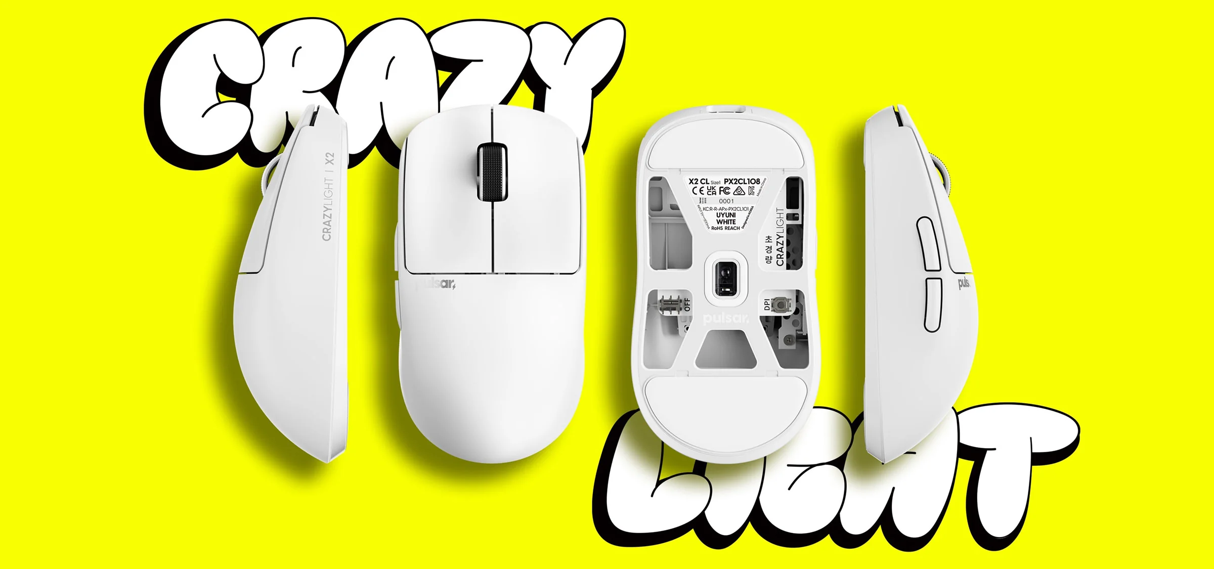 Pulsar X2 CrazyLight Mini Wireless 8K Mouse - Image 12