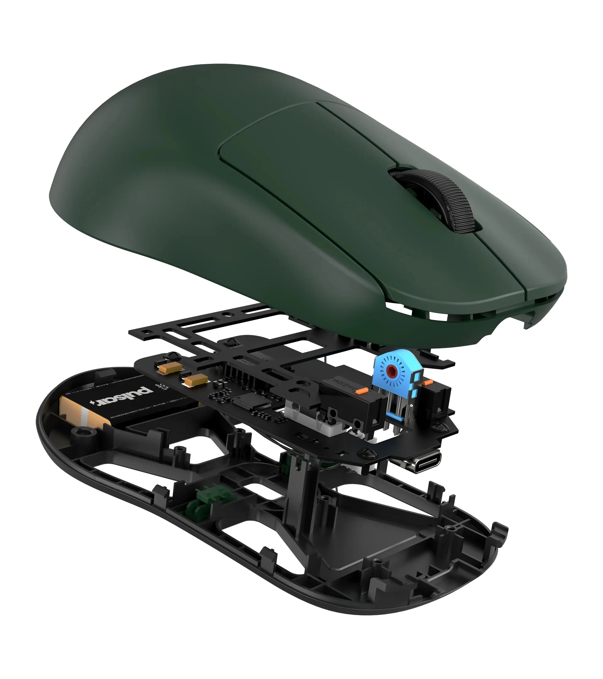 Pulsar X2H Founder's Edition Green 1K / 4K Wireless Mouse - Image 8