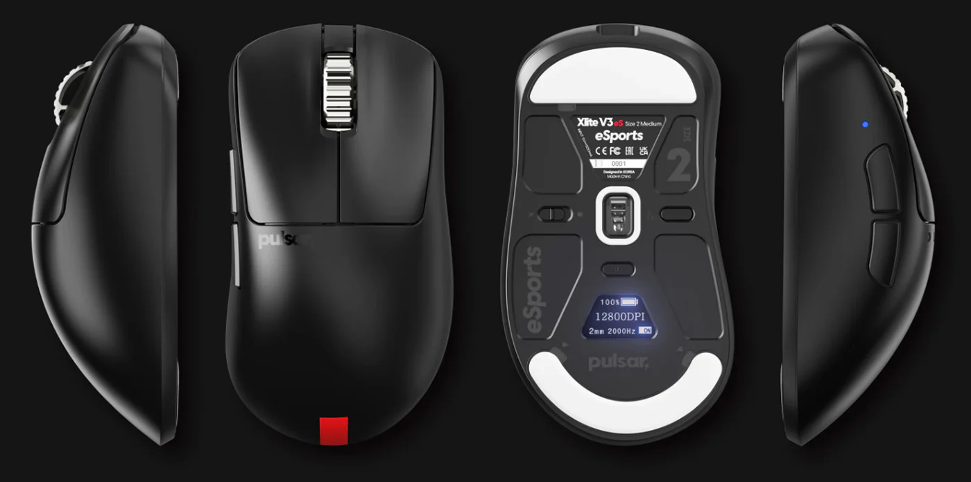 Pulsar Xlite V3 eS Wireless 4K / 8K Mouse - Image 7