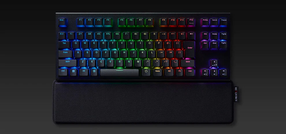 Realforce Geltron Black TKL Wrist Rest - Image 6