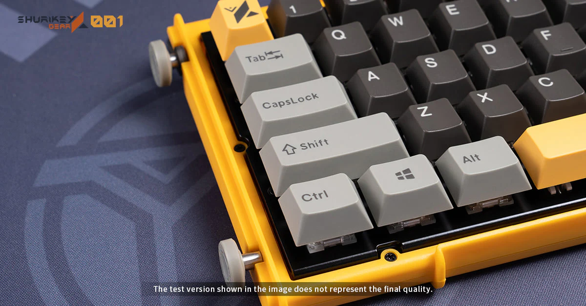 Shurikey Hanzo 001 65% Bluetooth White LED Double Shot ABS EC Mechanical Keyboard - Image 5