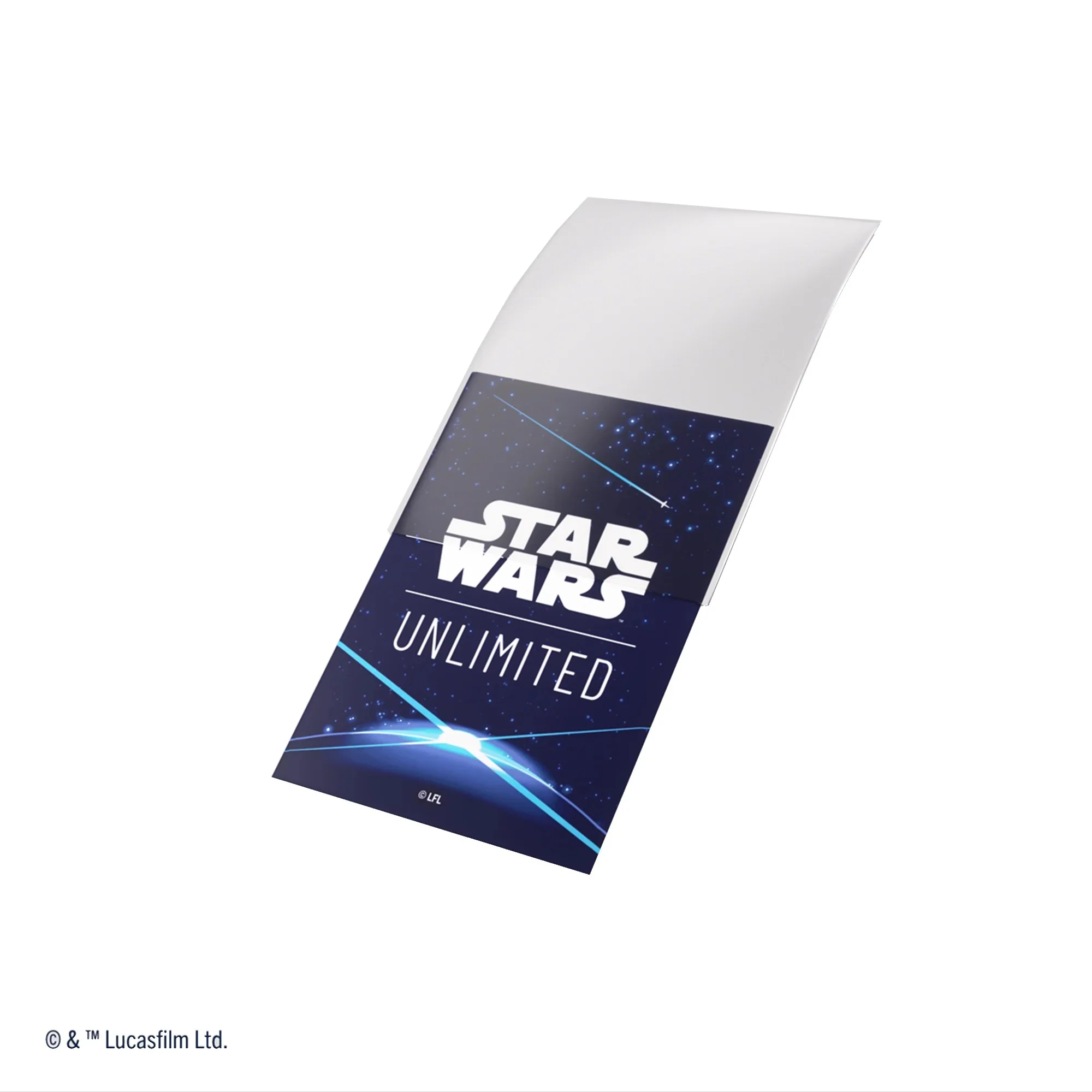 Star Wars Unlimited Art Card Sleeves Space Blue Double Sleeving Pack - Image 2