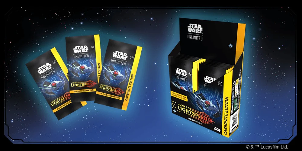Star Wars Unlimited Jump to Lightspeed Carbonite Booster Display - Image 2