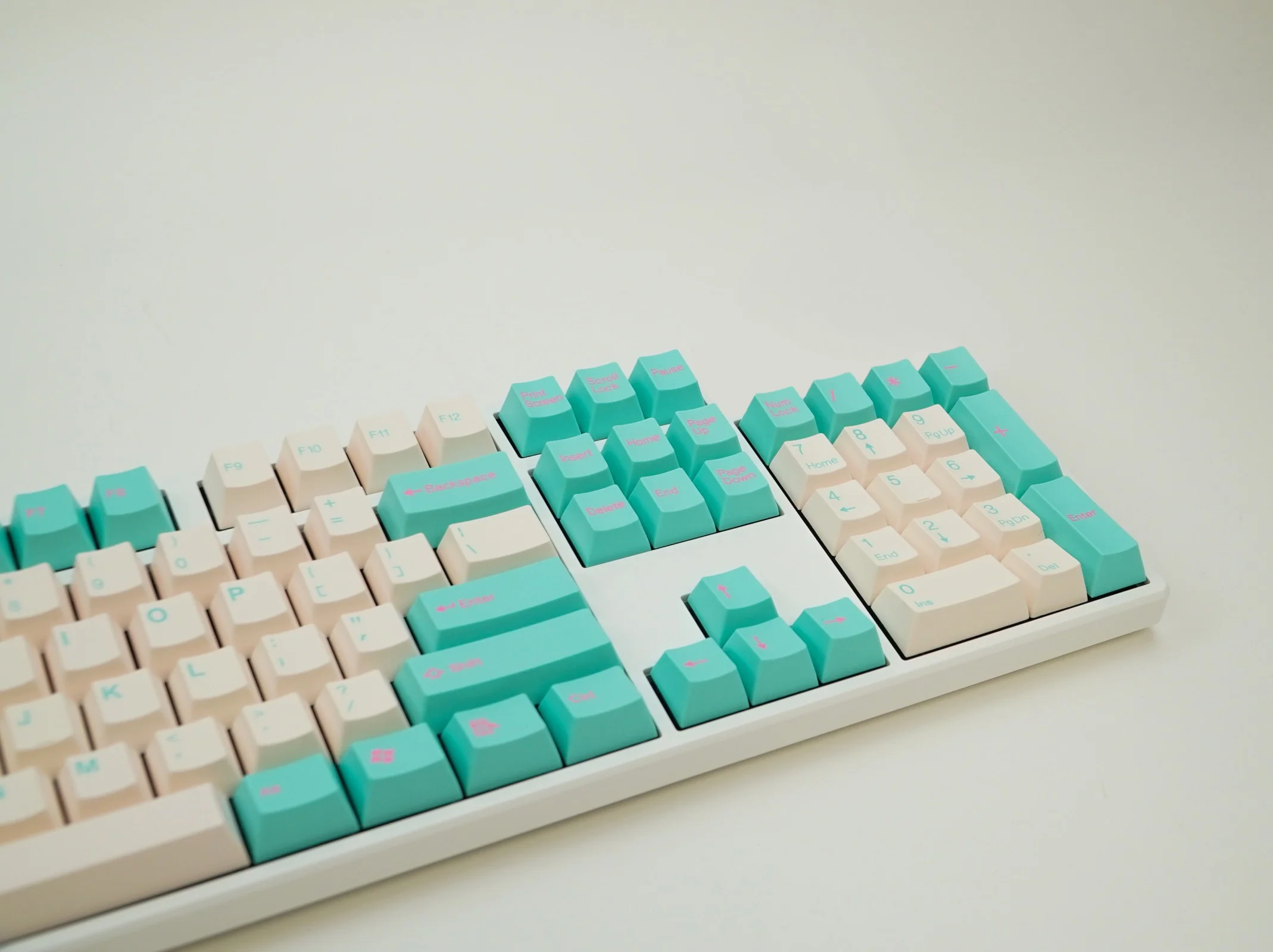 Tai-Hao Aquamarine 104 Key Cubic Profile Double Shot ABS Keycap Set - Image 3