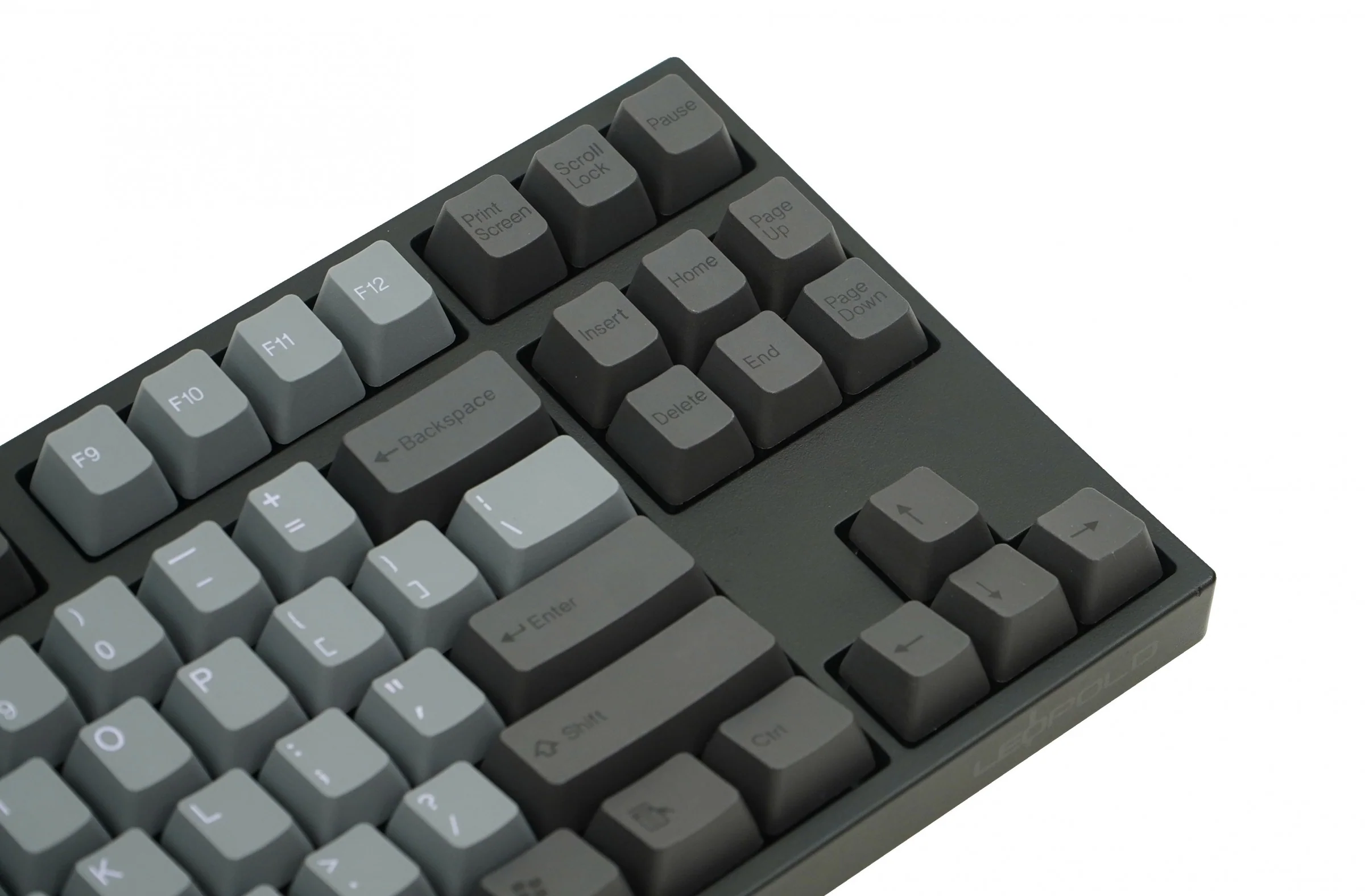 Tai-Hao Dark Grey / Black 104 Key OEM Profile PBT Double Shot Keycap Set - Image 3