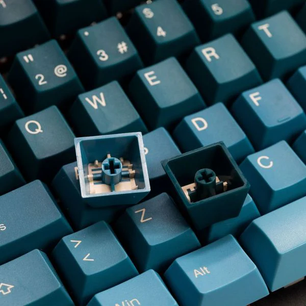 Tai-Hao Pine Green Gradient ISO Italian 141 Key Cubic Double Shot ABS Keycap Set - Image 3