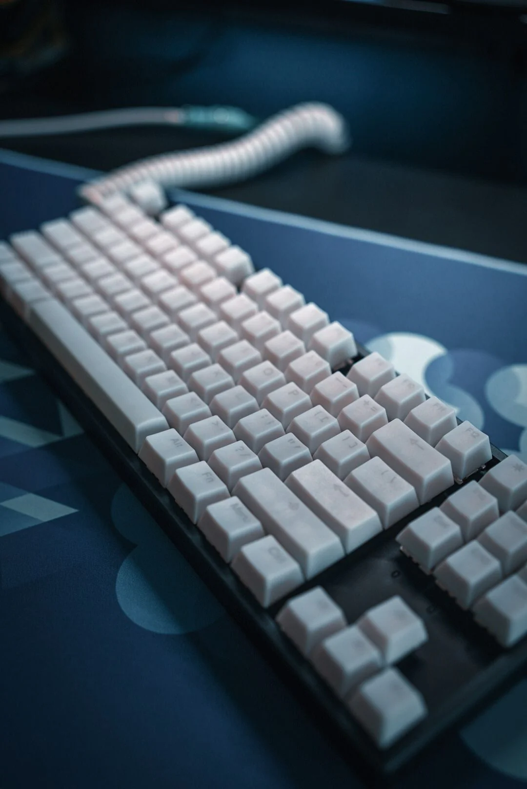Tai-Hao Nata De Coco White 149 Key Cubic Profile Double Shot ABS Keycap Set - Image 4