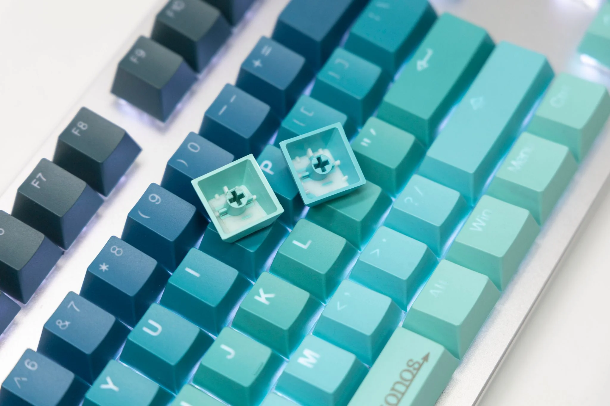 Tai-Hao Mykonos Backlit 150 Key Cubic Double Shot PBT Keycap Set - Image 5