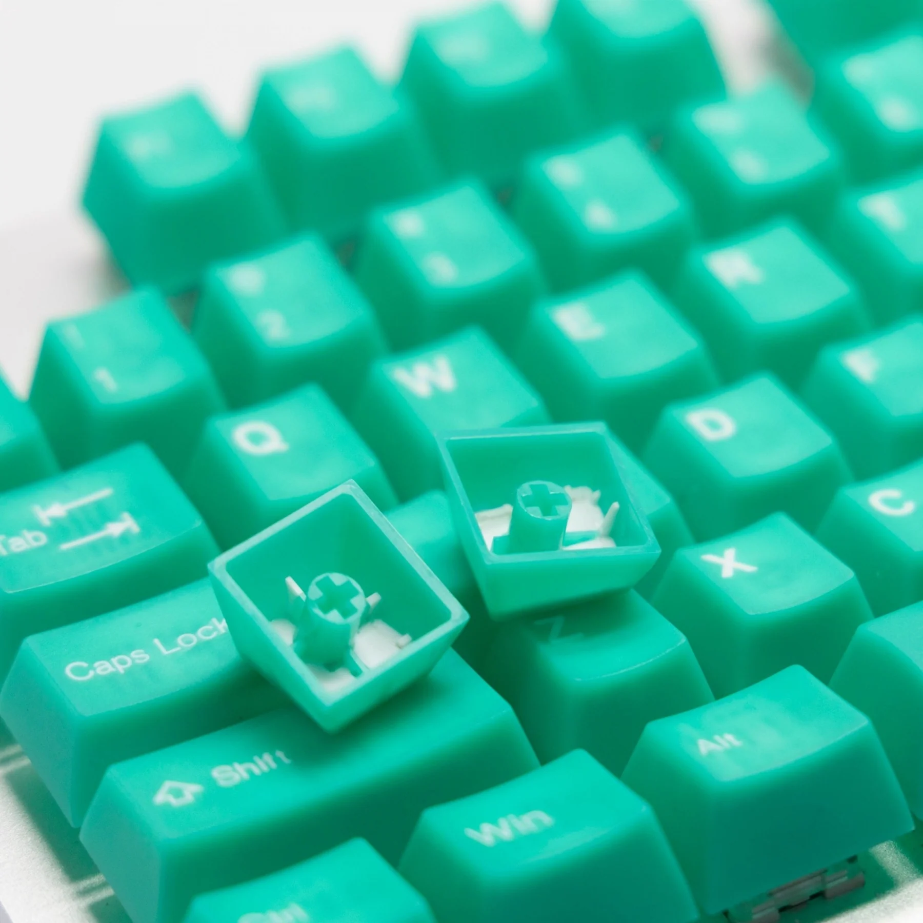 Tai-Hao Jelly Jade Haunted Translucent 152 Key Cubic Profile Double Shot ABS Keycap Set - Image 5