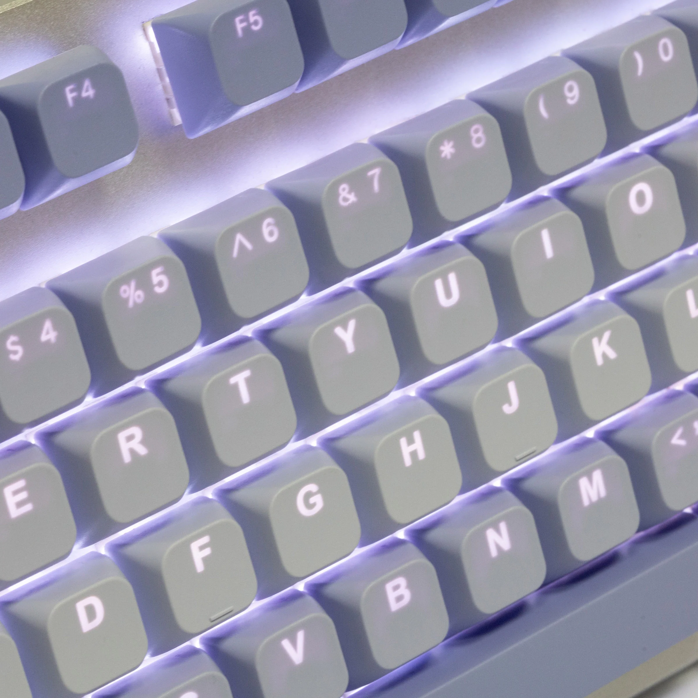 Tai-Hao Aurora Wave Purple Backlit 113 Key BOBO Profile Double Shot ABS Keycap Set - Image 3