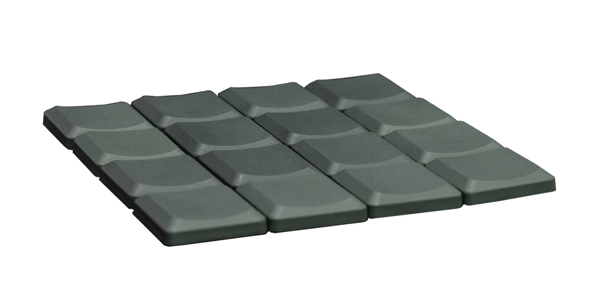 Tai-Hao Forest Green THT Blank 18 Key PBT Low Profile Keycap Set - Image 2