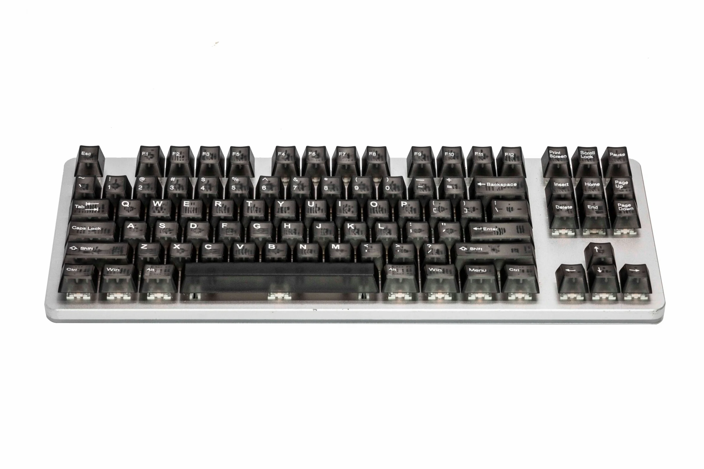 Tai-Hao Smokey Quartz Translucent 152 Keys Cubic Double Shot ABS Keycap Set - Image 2