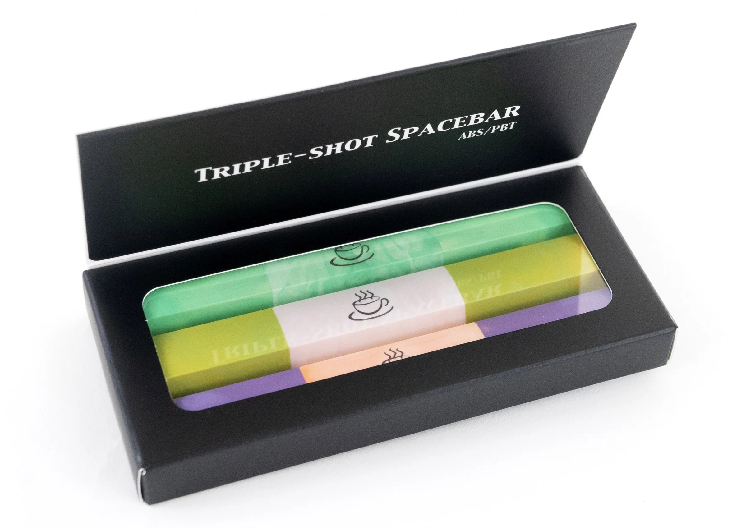 Tai-Hao Three Pack Random Color OEM Profile Triple Shot ABS / PBT Spacebars - Image 4
