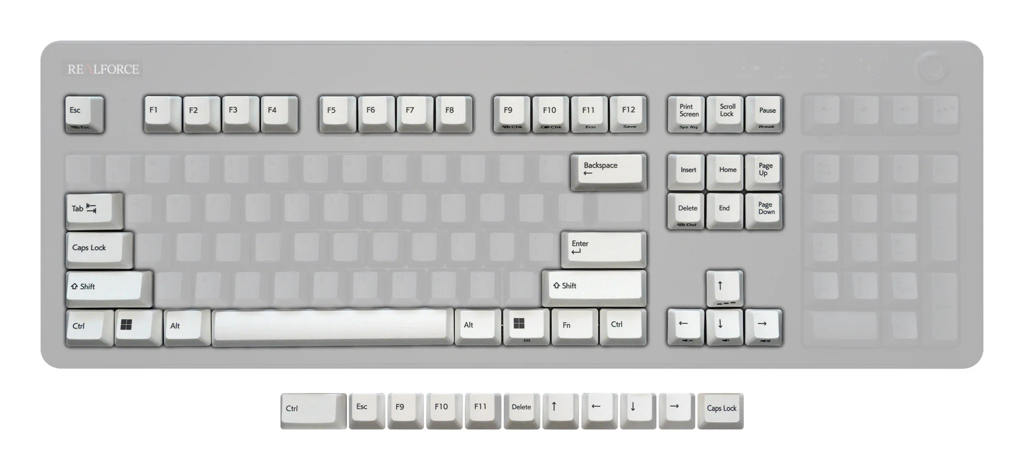 Topre Realforce R3 Keycap Set - Image 25