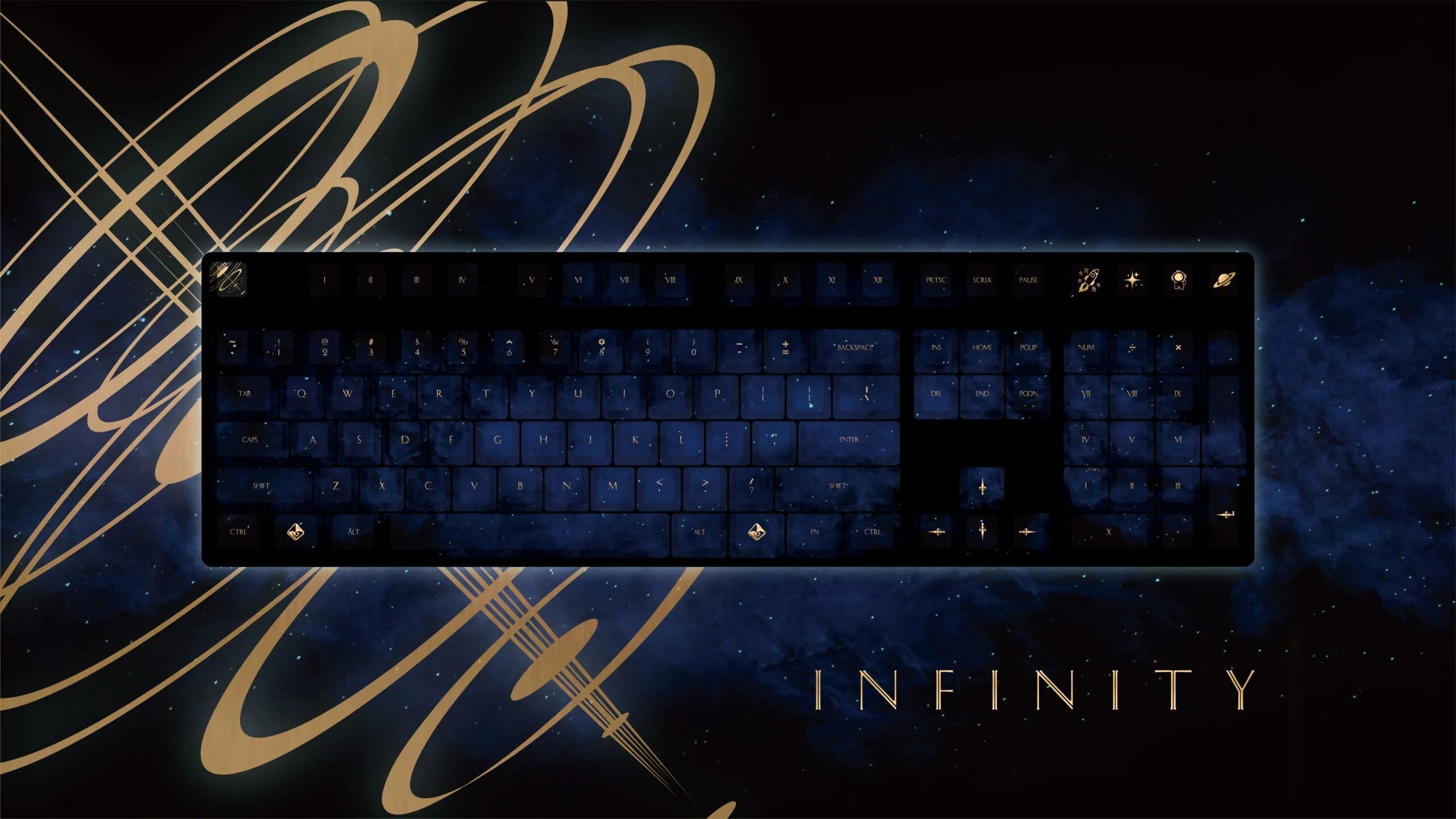 Traitors Infinity 108 Key Cherry Profile Reverse Dye Sub PBT Keycap Set - Image 2