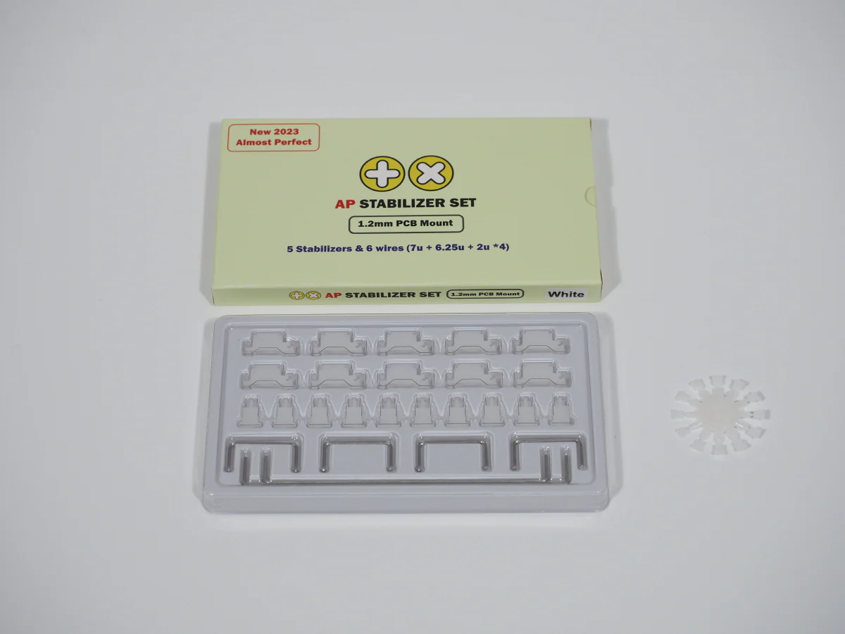TX AP Stabilizers 1.2mm PCB Mount Clip-in TKL Kit - Image 2