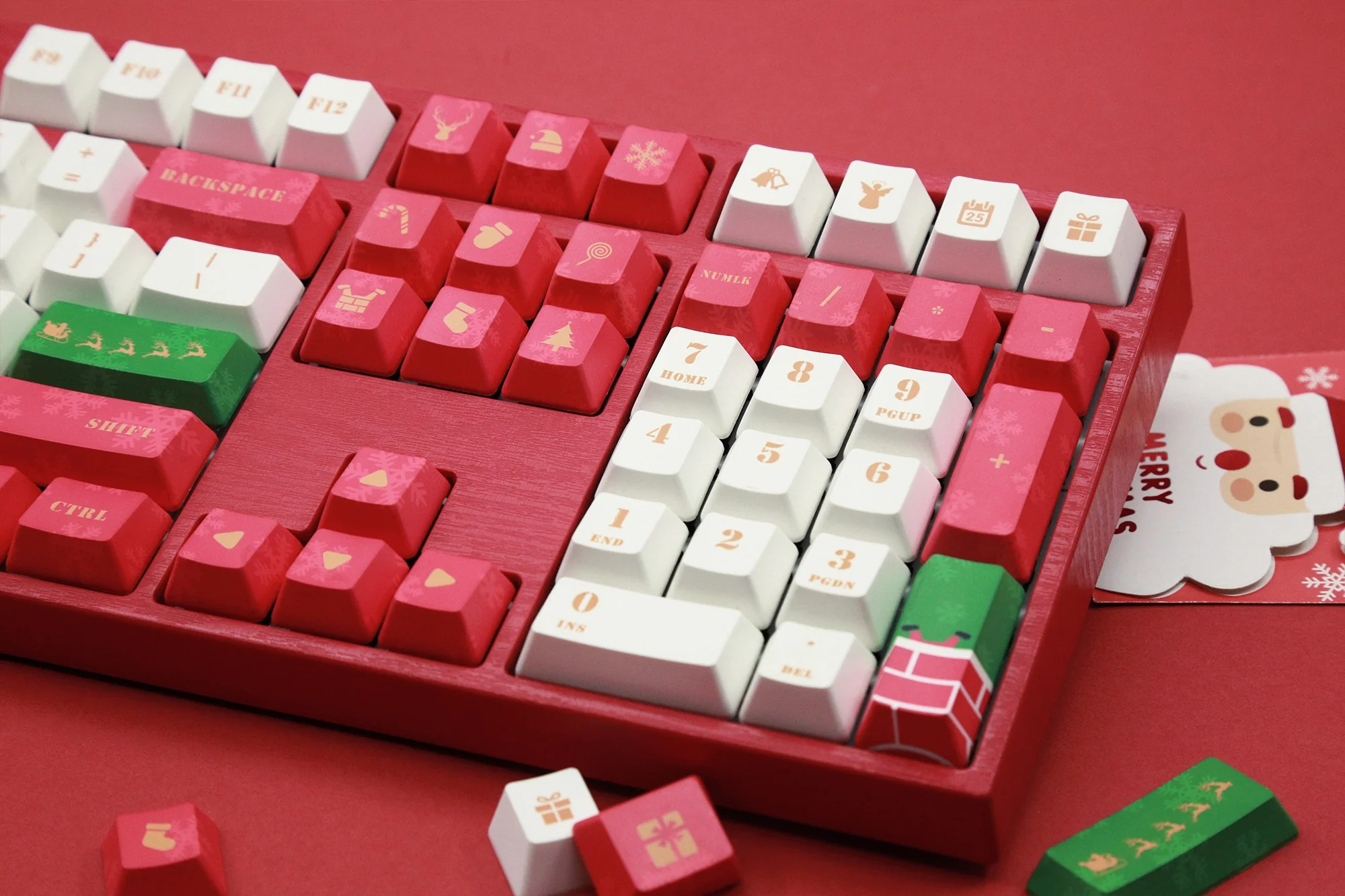 Varmilo Christmas 108 Key Varmilo Profile Dye Sub PBT Keycap Set - Image 3