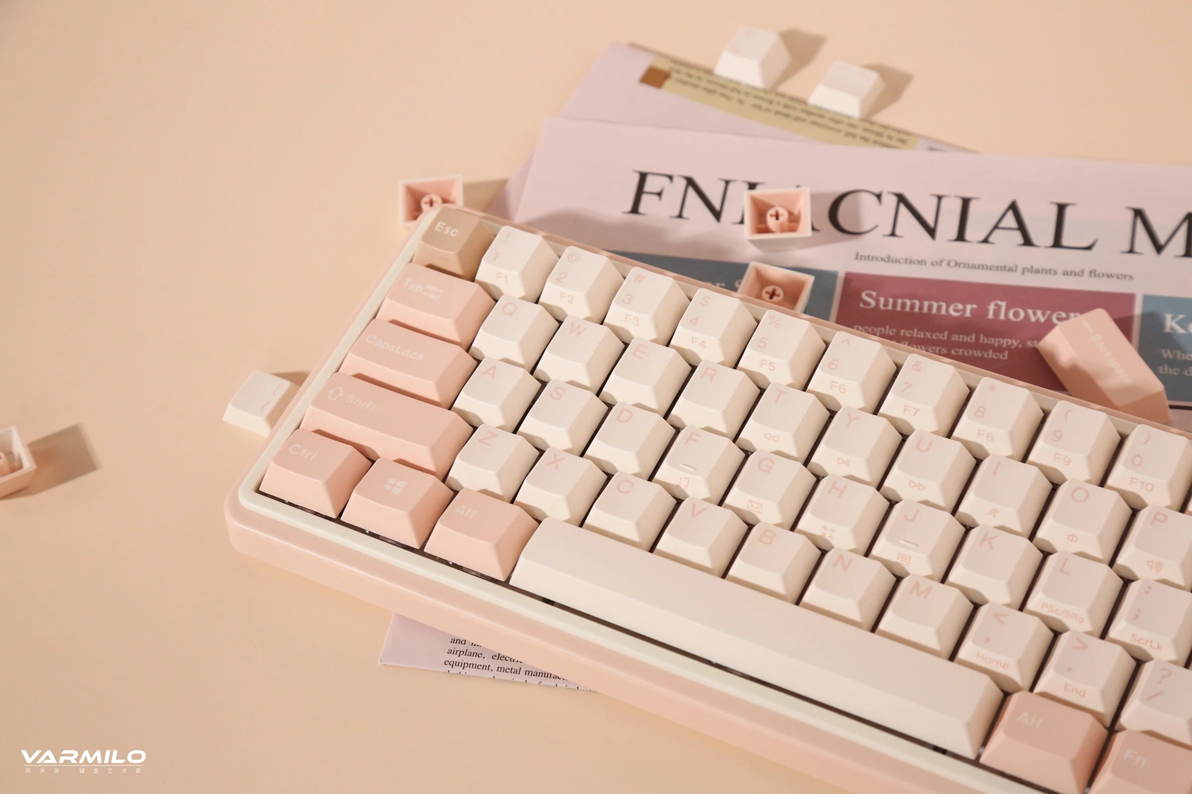 Varmilo Minilo VXB67 Mendozae 65% Bluetooth White LED EC Mechanical Keyboard - Image 4