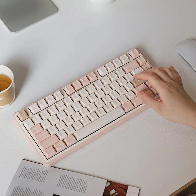 Varmilo Minilo VXH81 Mendozae 75% Hotswap White LED Keyboard - Image 6