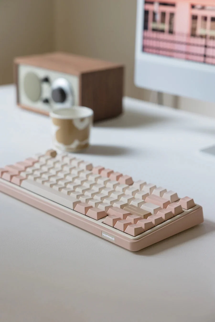 Varmilo Minilo VXH81 Mendozae 75% Hotswap White LED Keyboard - Image 7