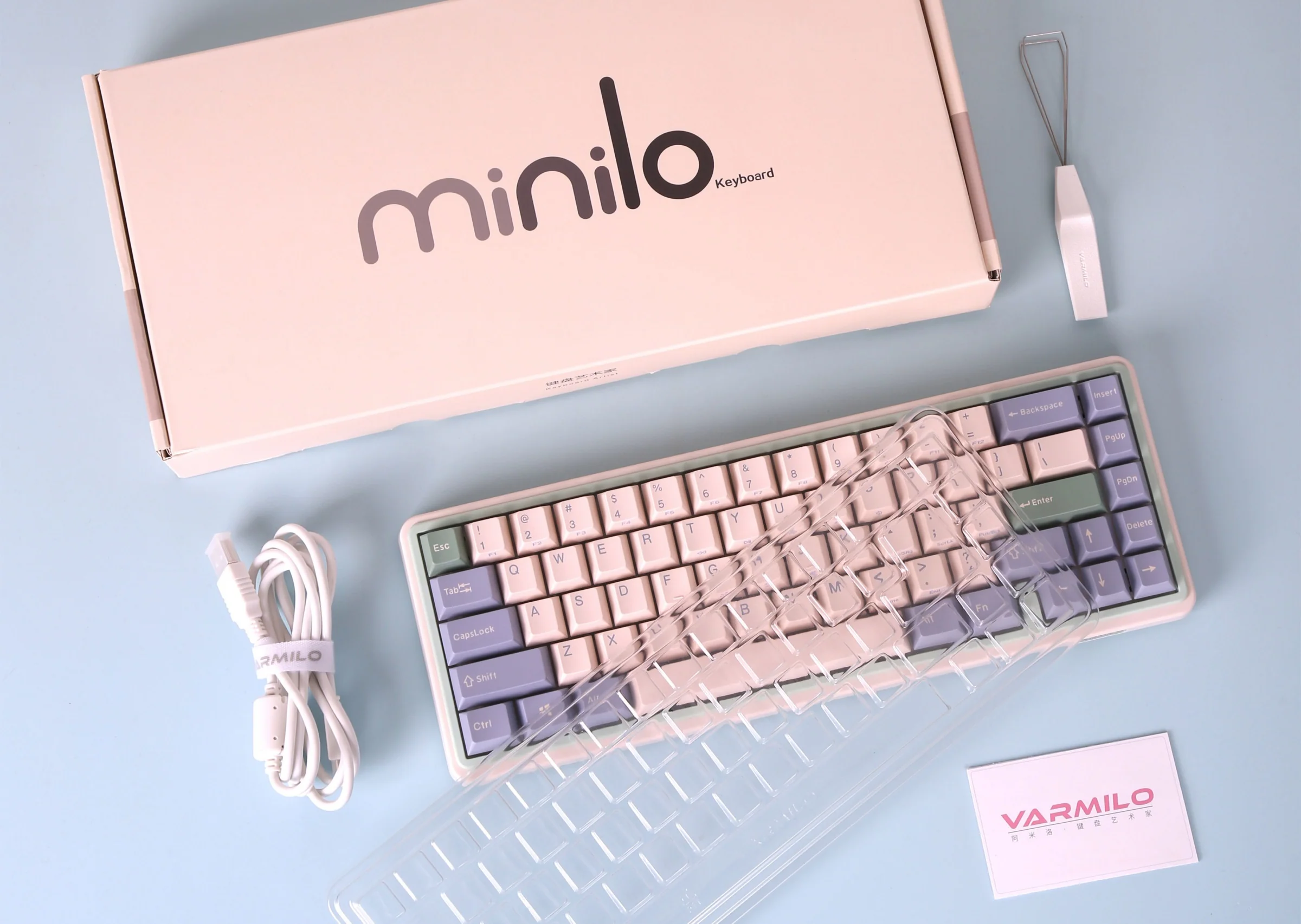Varmilo Minilo VXT67 Eucalyptus 65% Hotswap Wireless RGB Mechanical Keyboard - Image 7