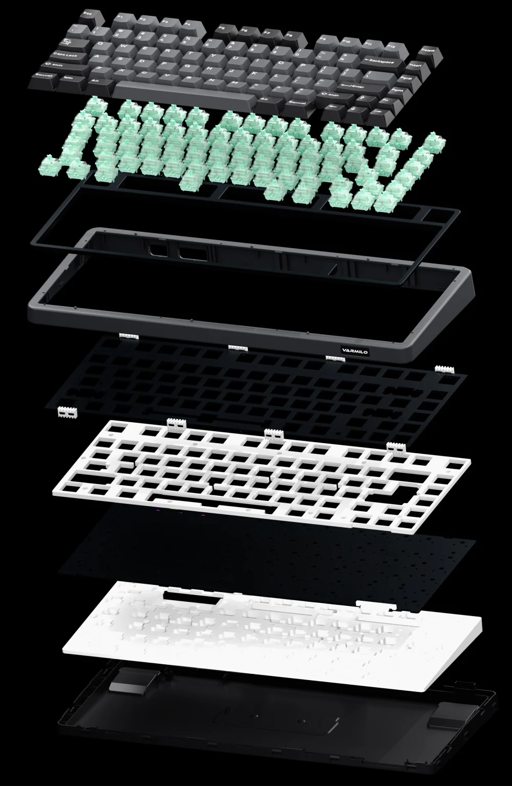 Varmilo Minilo75 HE Black 75% 8K RGB Keyboard - Image 8