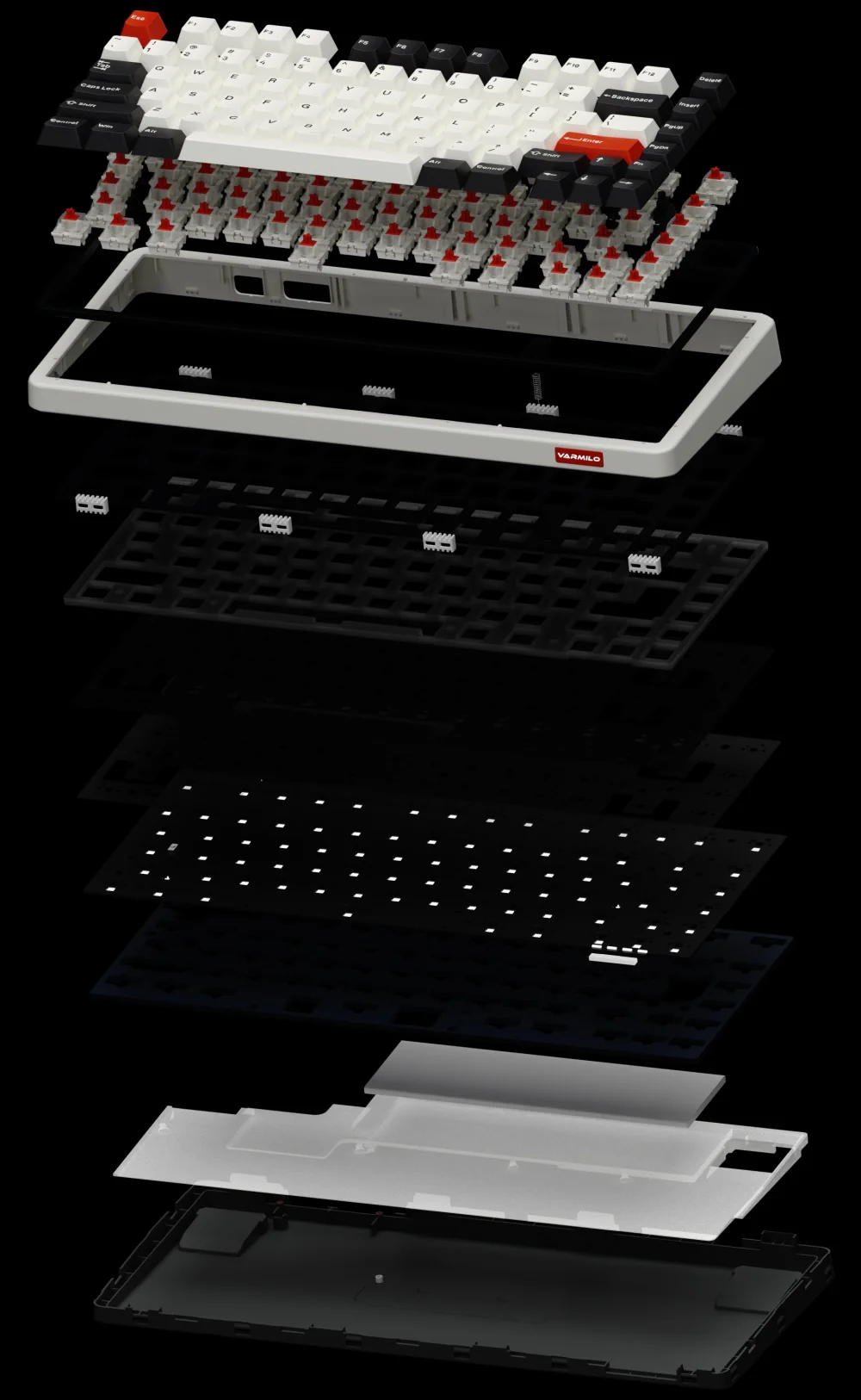 Varmilo Minilo75 Pro Bluebell Hotswap Wireless RGB Keyboard - Image 5