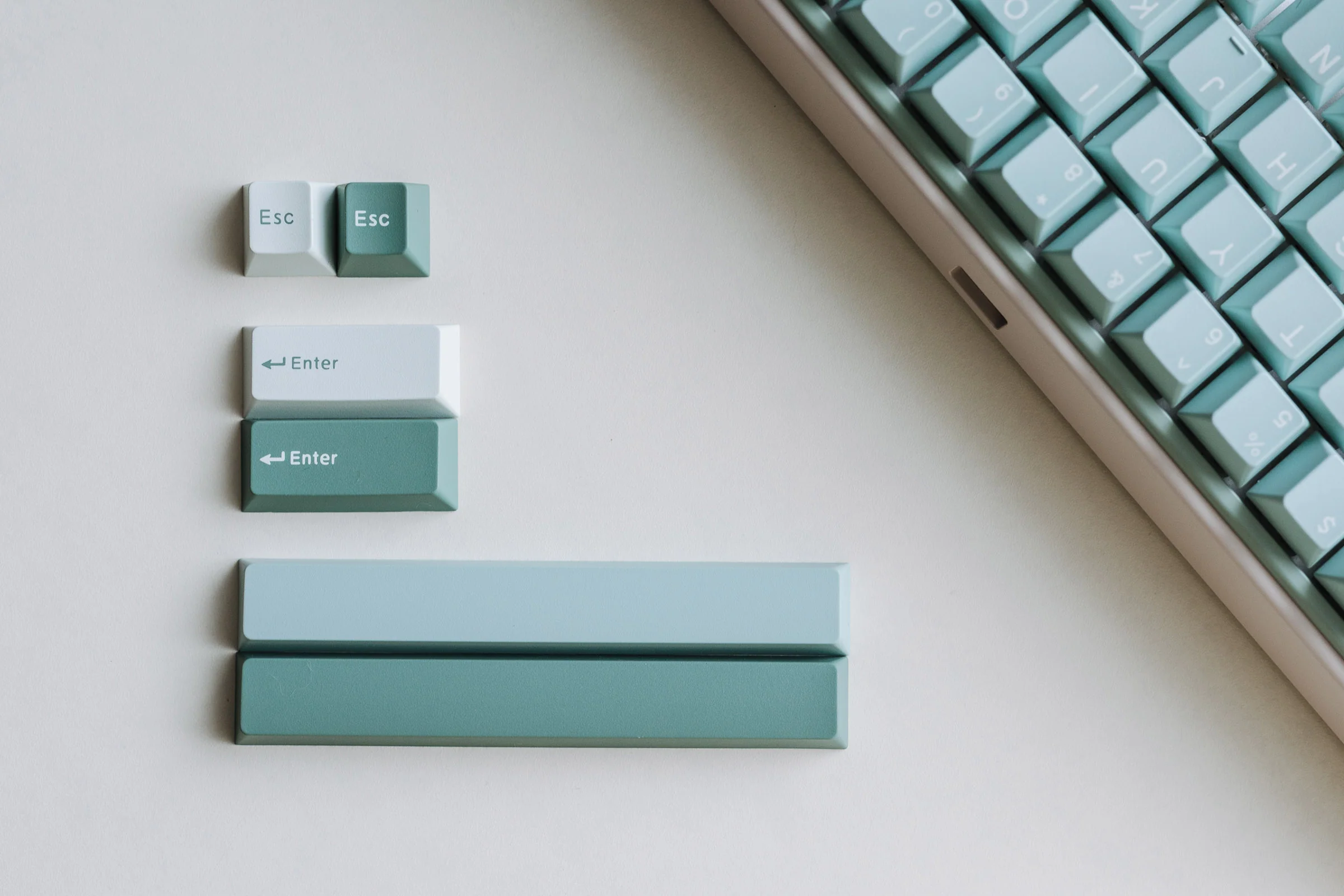 Varmilo Moss 98 Key Dye Sub ABS Keycap Set - Image 2
