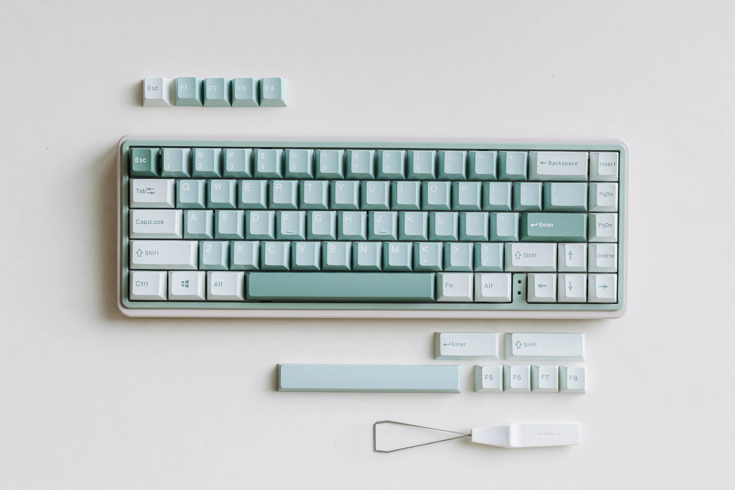 Varmilo Moss 98 Key Dye Sub ABS Keycap Set - Image 3