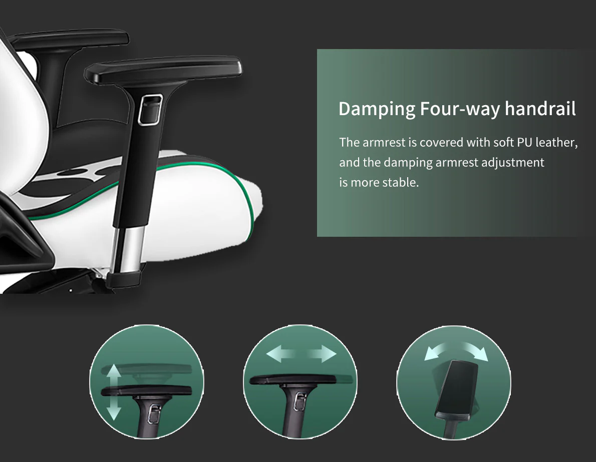 Varmilo Oriental Charm Racing Chair Gaming Style Adjustable - Image 4