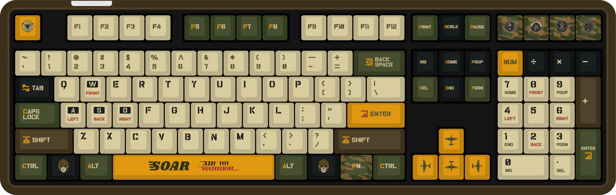 Varmilo Sword 2-108 Warrior Soar Dye Sub PBT Aluminum EC Mechanical Keyboard - Image 14