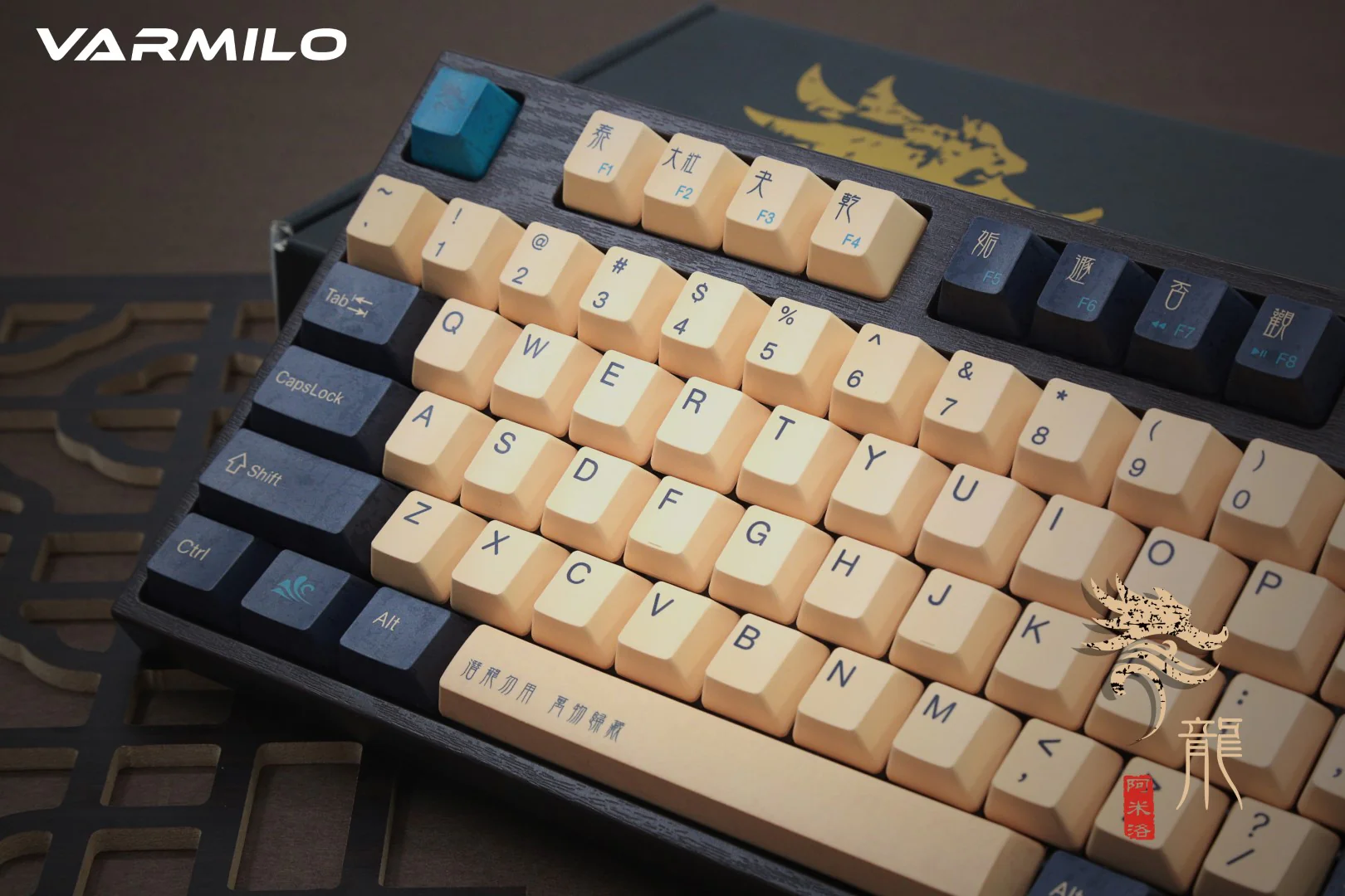Varmilo VA104S Loong II White LED Dye Sub PBT Mechanical Keyboard - Image 4