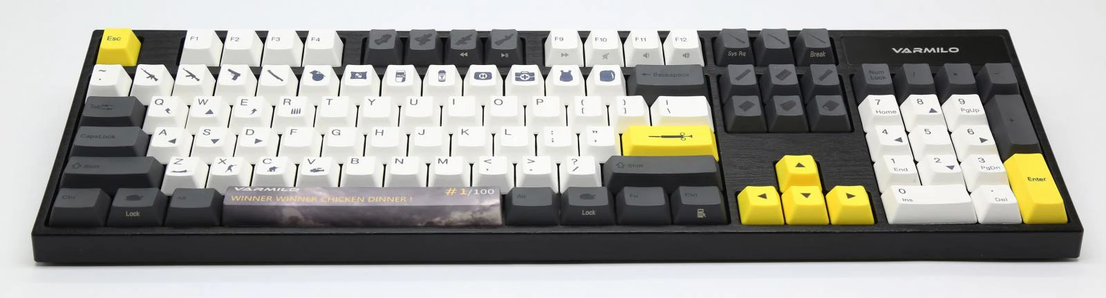 Varmilo VA108M Chicken Dinner Dye Sub PBT Mechanical Keyboard - Image 4