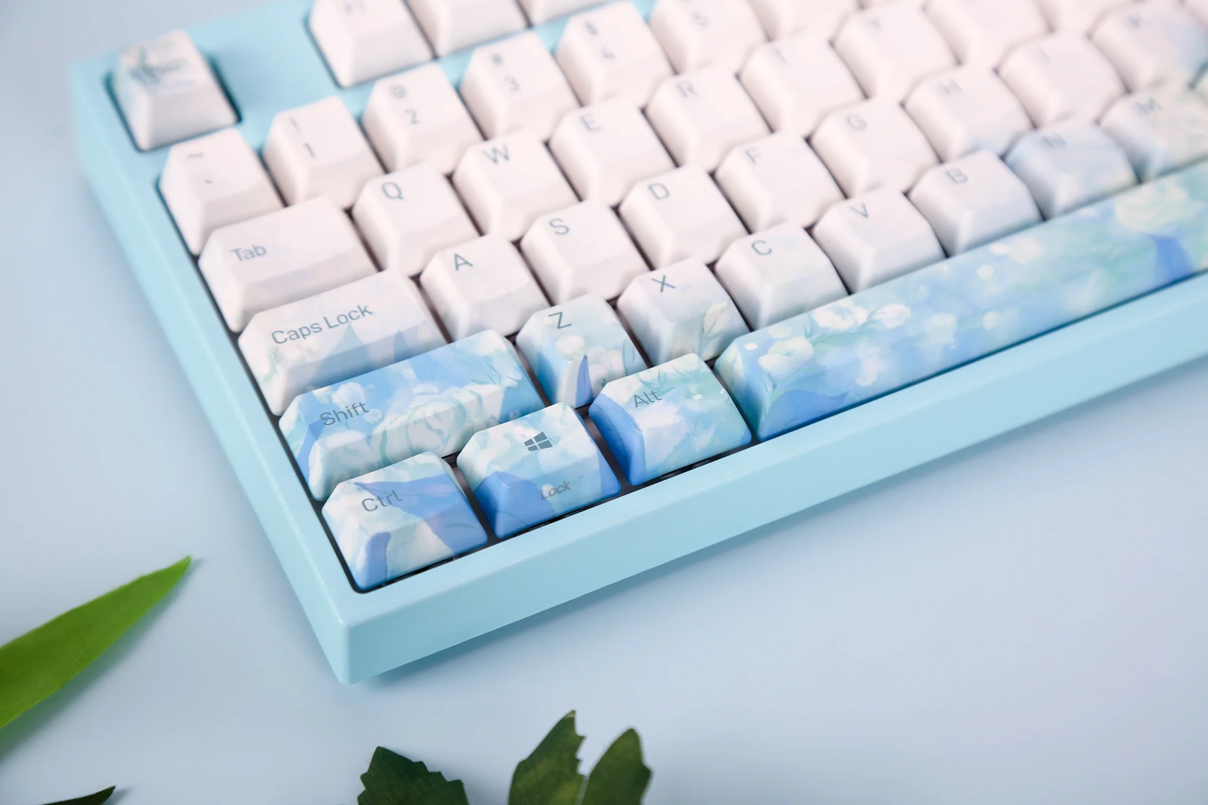 Varmilo VA108M Jasmine White LED Dye Sub PBT Mechanical Keyboard - Image 3