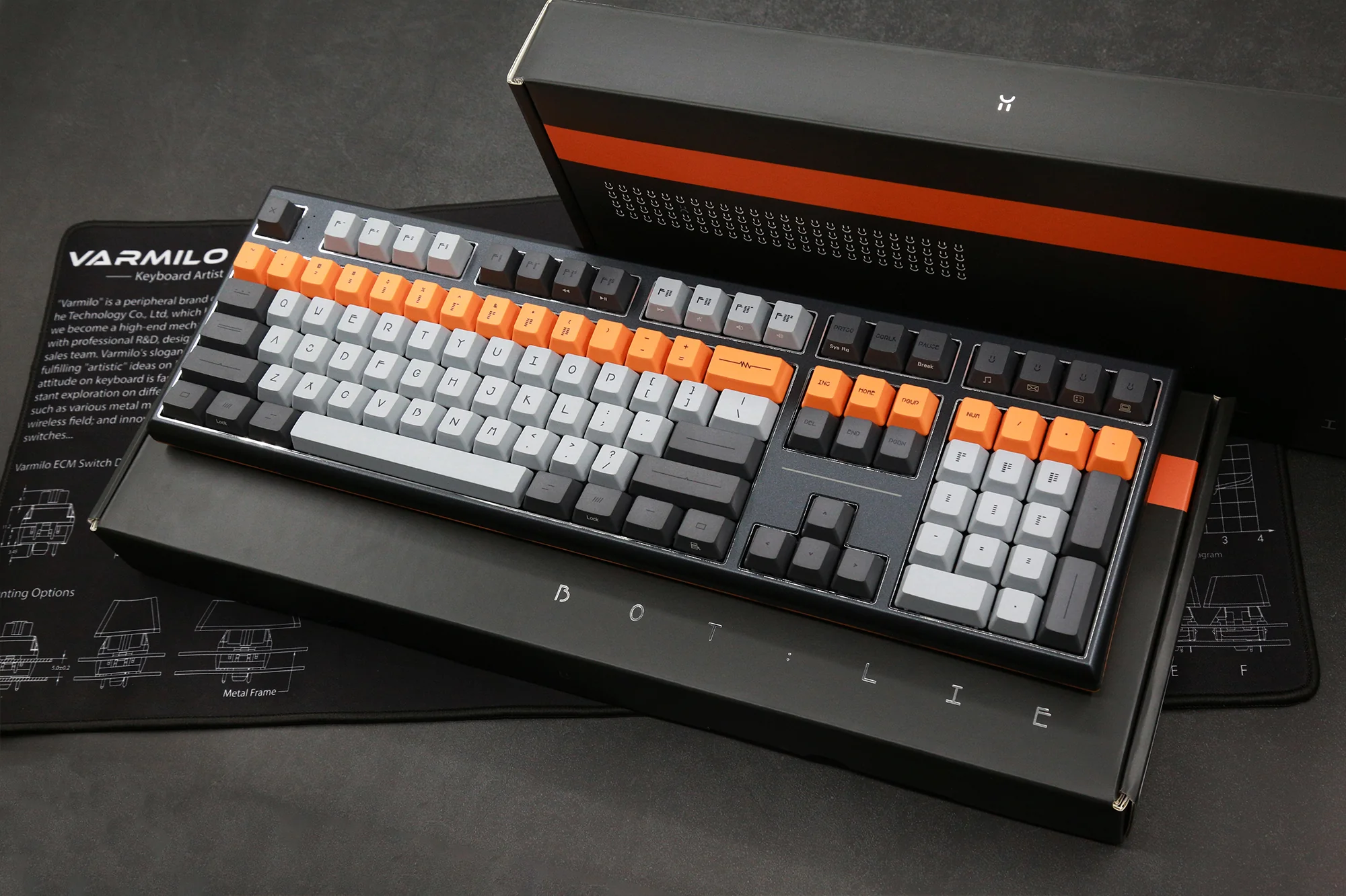 Varmilo Lure Series Lie Triple Mode Bluetooth + Wireless 2.4 GHz Mechanical Keyboard - Image 3