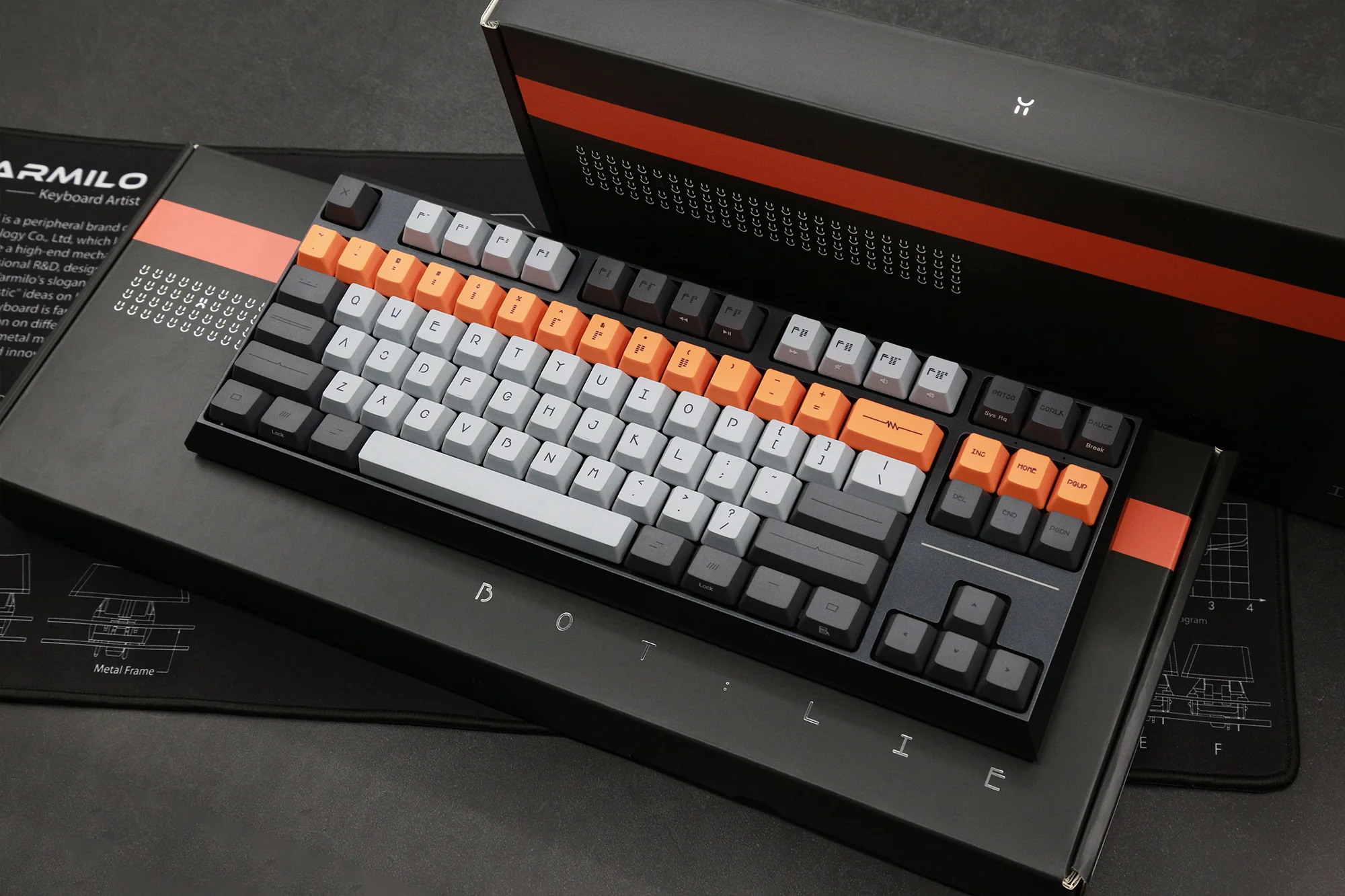 Varmilo Cliff Bot Lie TKL Triple Mode Bluetooth / Wireless Mechanical Keyboard - Image 4