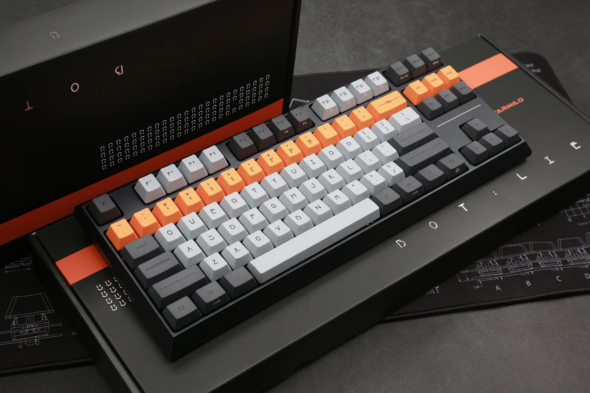 Varmilo Cliff Bot Lie TKL Triple Mode Bluetooth / Wireless Mechanical Keyboard - Image 5