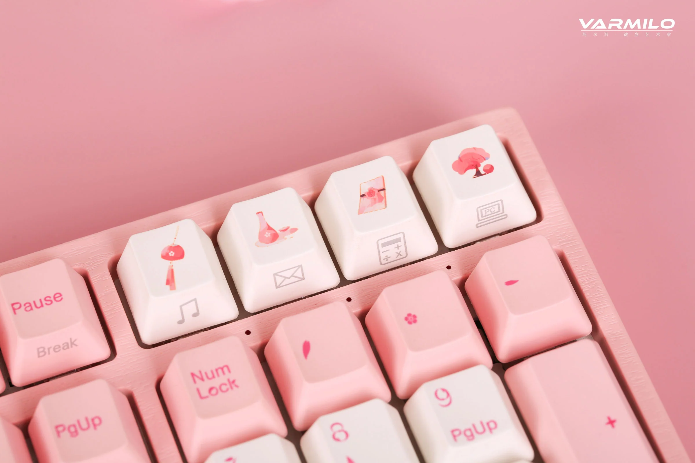 Varmilo VA Series V2 Sakura Round 2 Mechanical Keyboard - Image 5