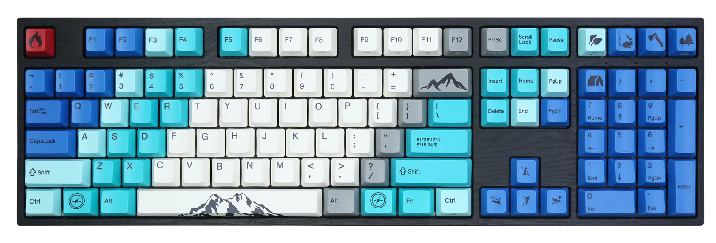 Varmilo VA Series V2 Summit R1 White LED Dye Sub PBT Mechanical Keyboard