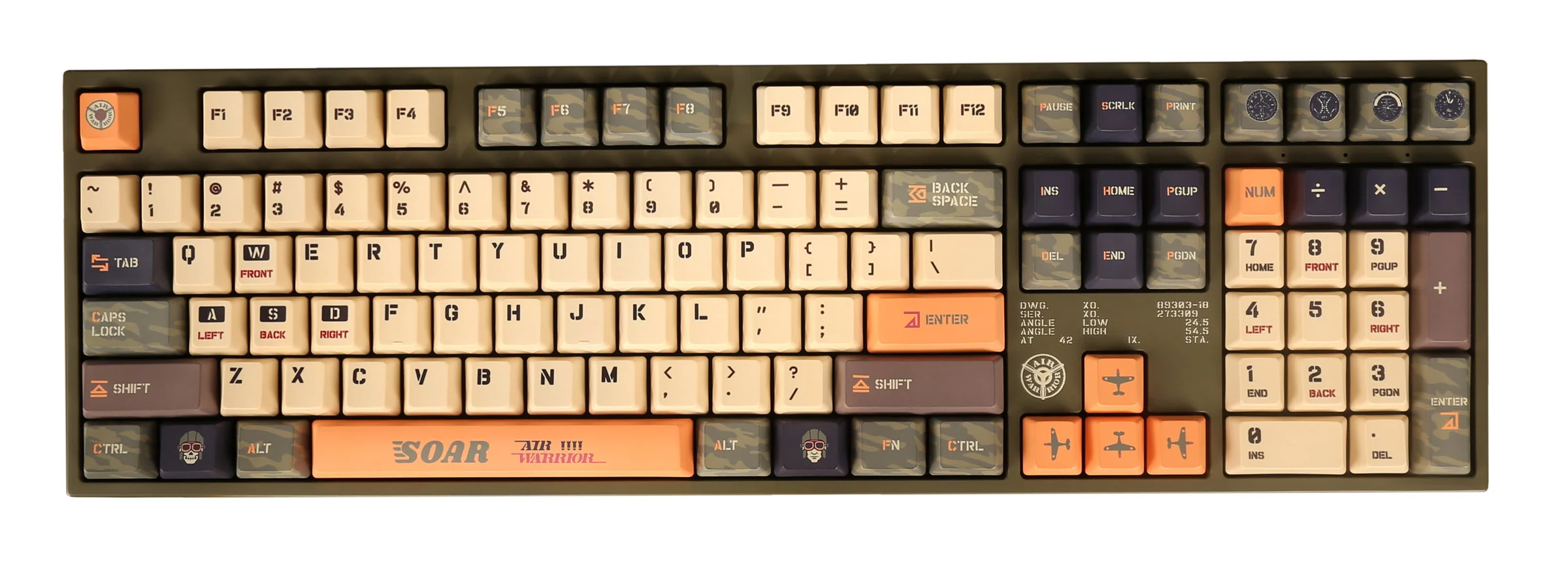 Varmilo VA Series V2 Warrior Soar Dye Sub PBT Mechanical Keyboard - Image 10