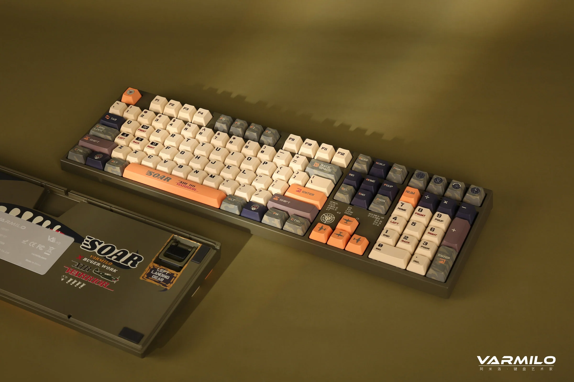 Varmilo VA Series V2 Warrior Soar Dye Sub PBT Mechanical Keyboard - Image 2