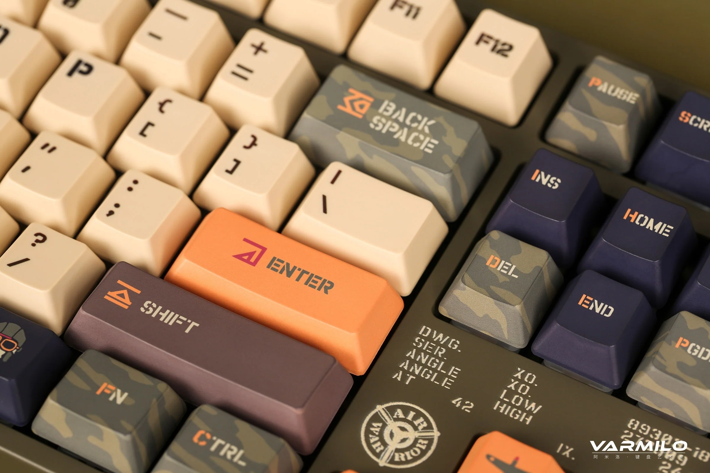 Varmilo VA Series V2 Warrior Soar Dye Sub PBT Mechanical Keyboard - Image 5