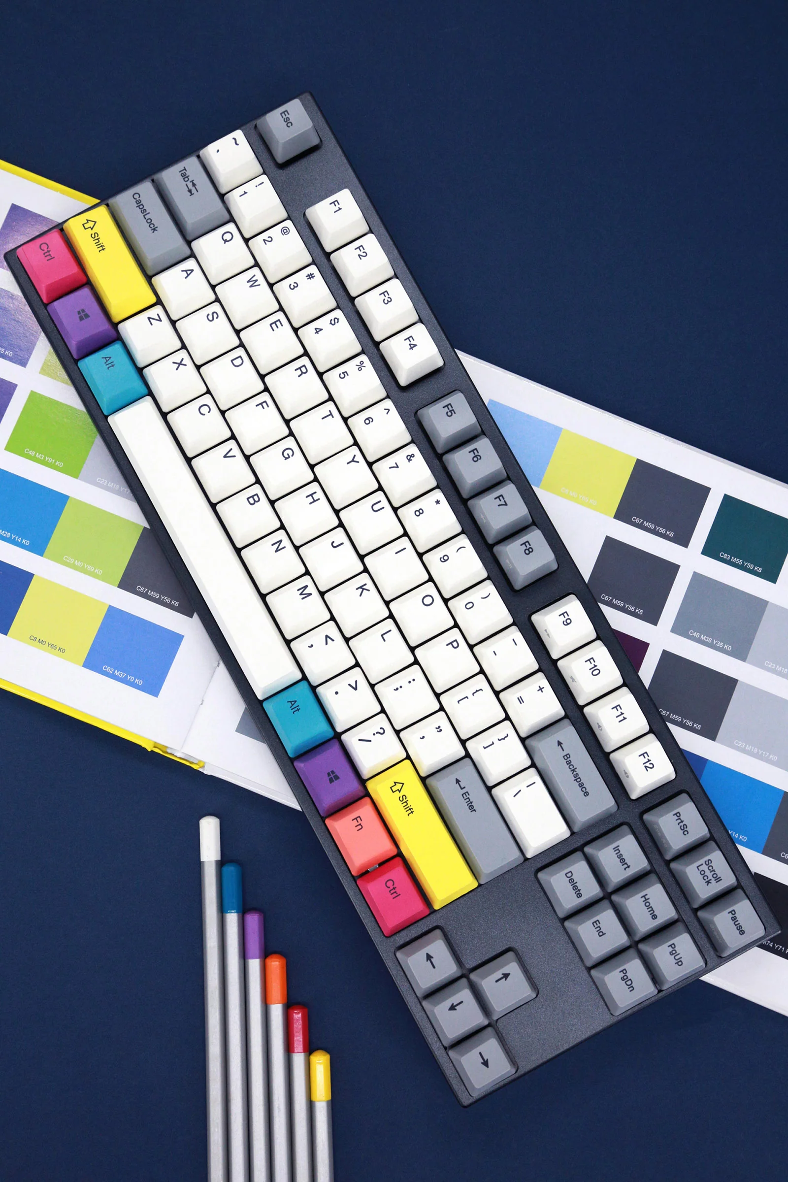 Varmilo VA Series V2 CMYK White LED TKL Mechanical Keyboard - Image 7