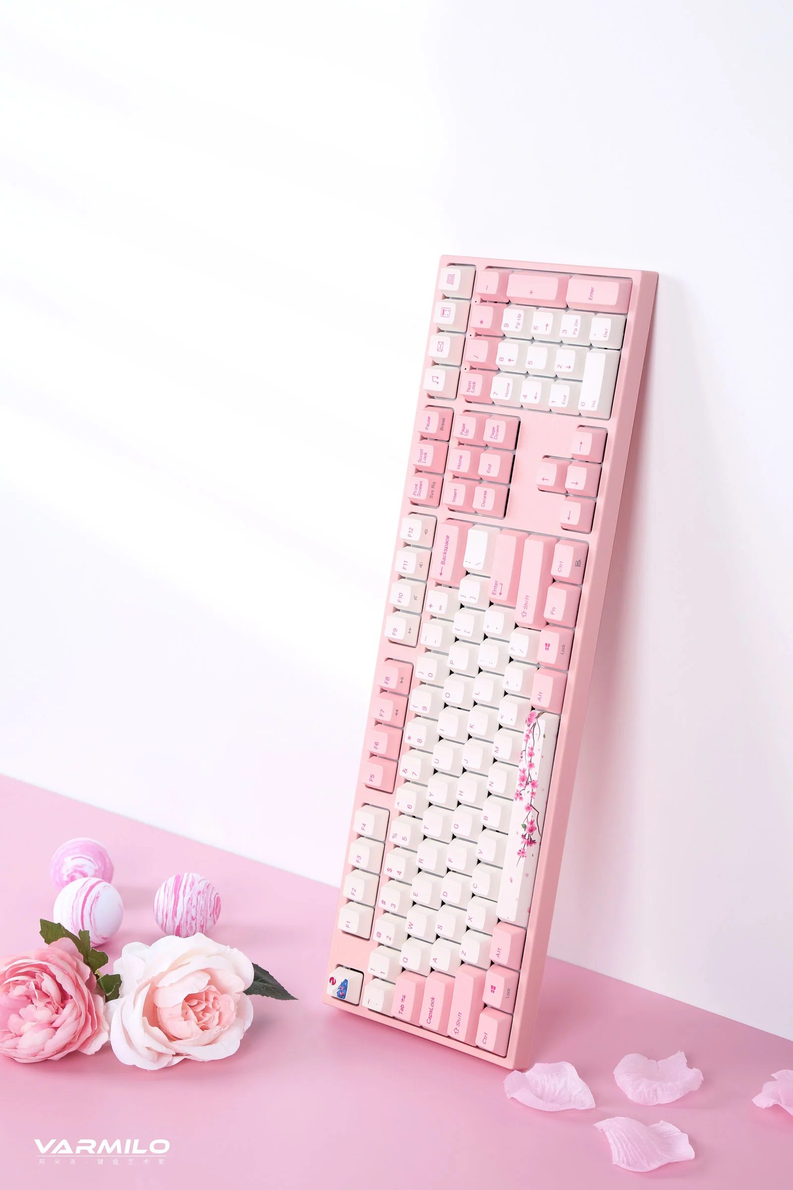 Varmilo VA Series V2 Sakura R1 Bluetooth Mechanical Keyboard - Image 12