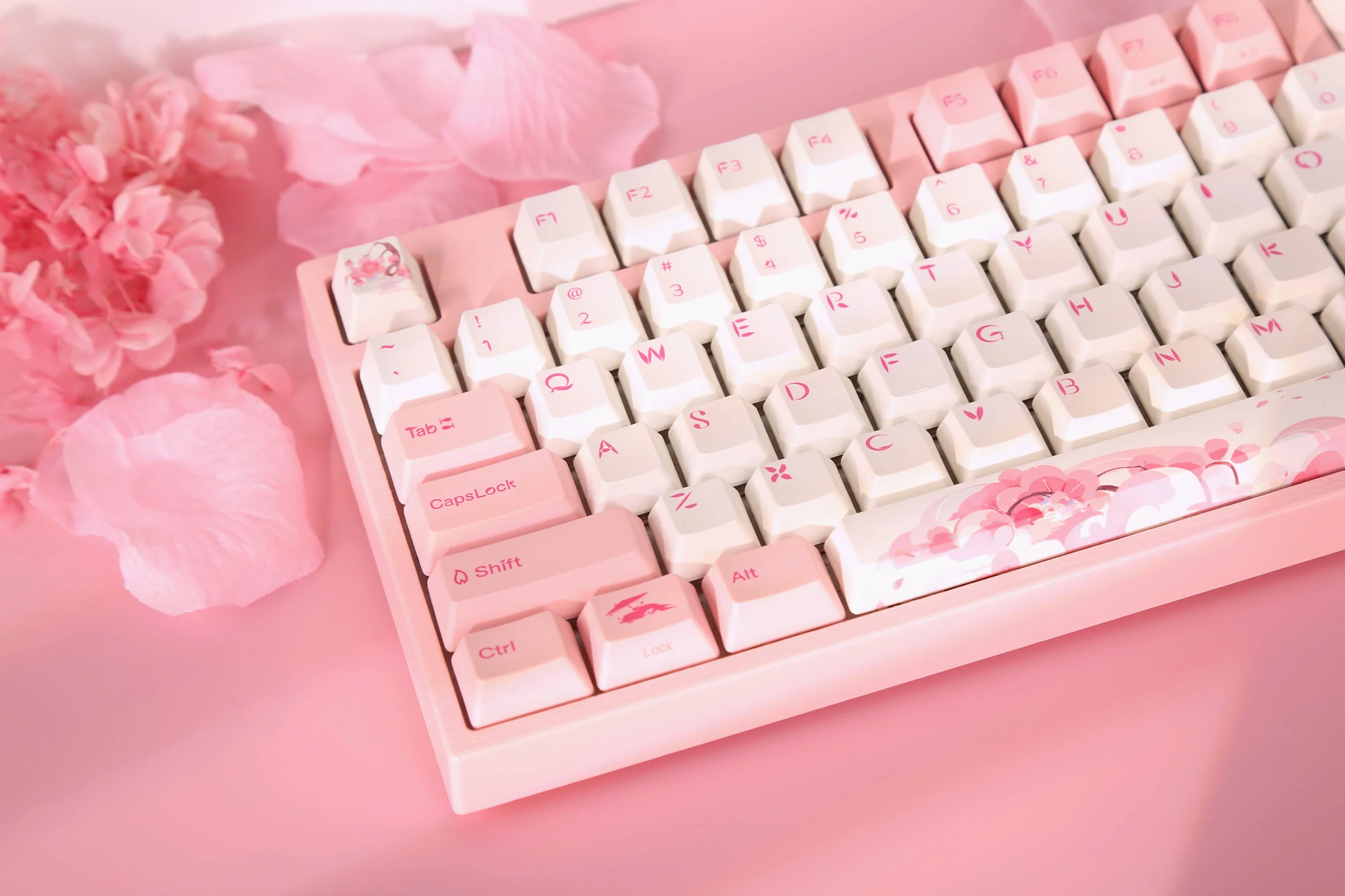 Varmilo VA Series V2 Sakura Round 2 Bluetooth Mechanical Keyboard - Image 3