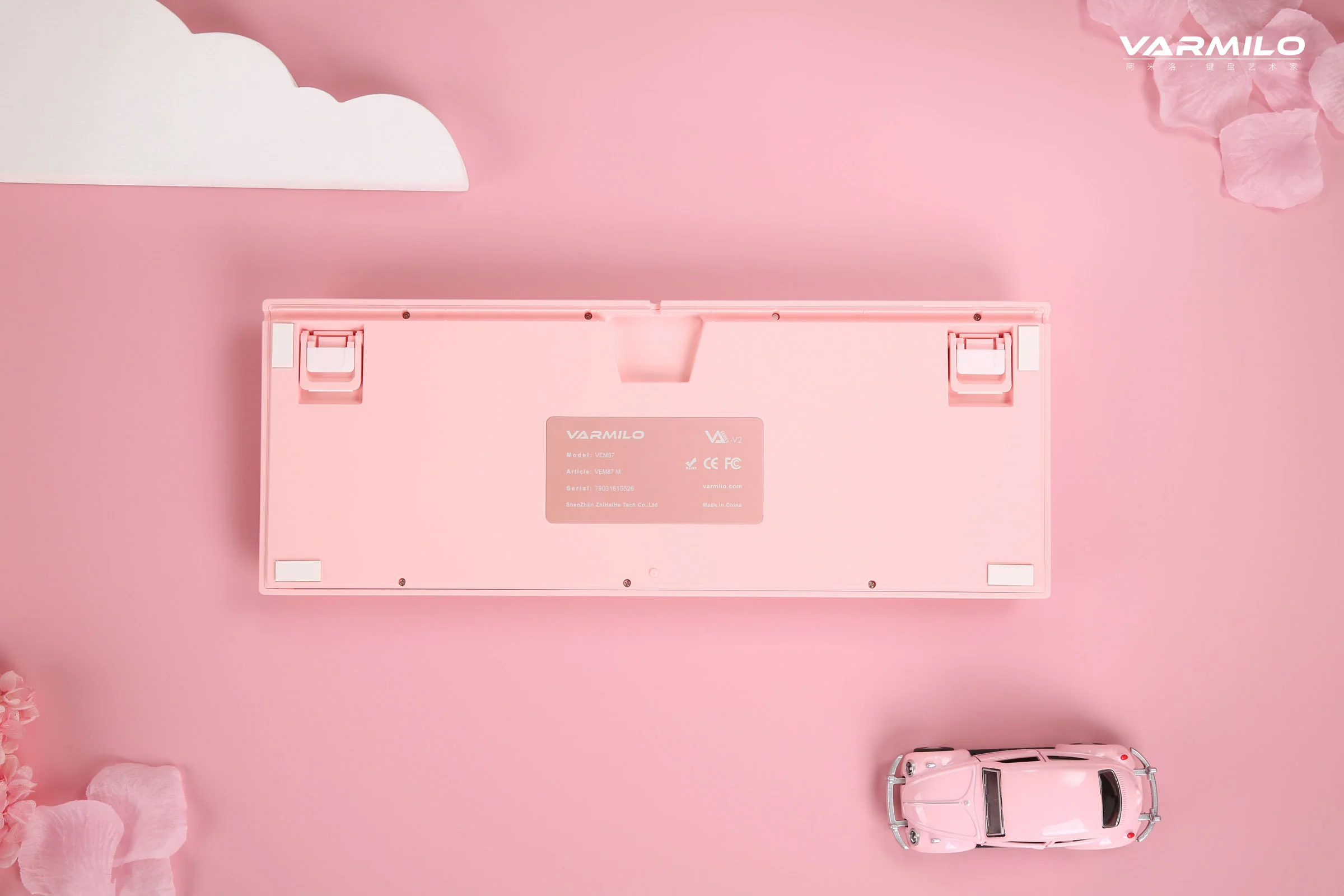 Varmilo VA Series V2 Sakura Round 2 TKL Bluetooth Mechanical Keyboard - Image 6