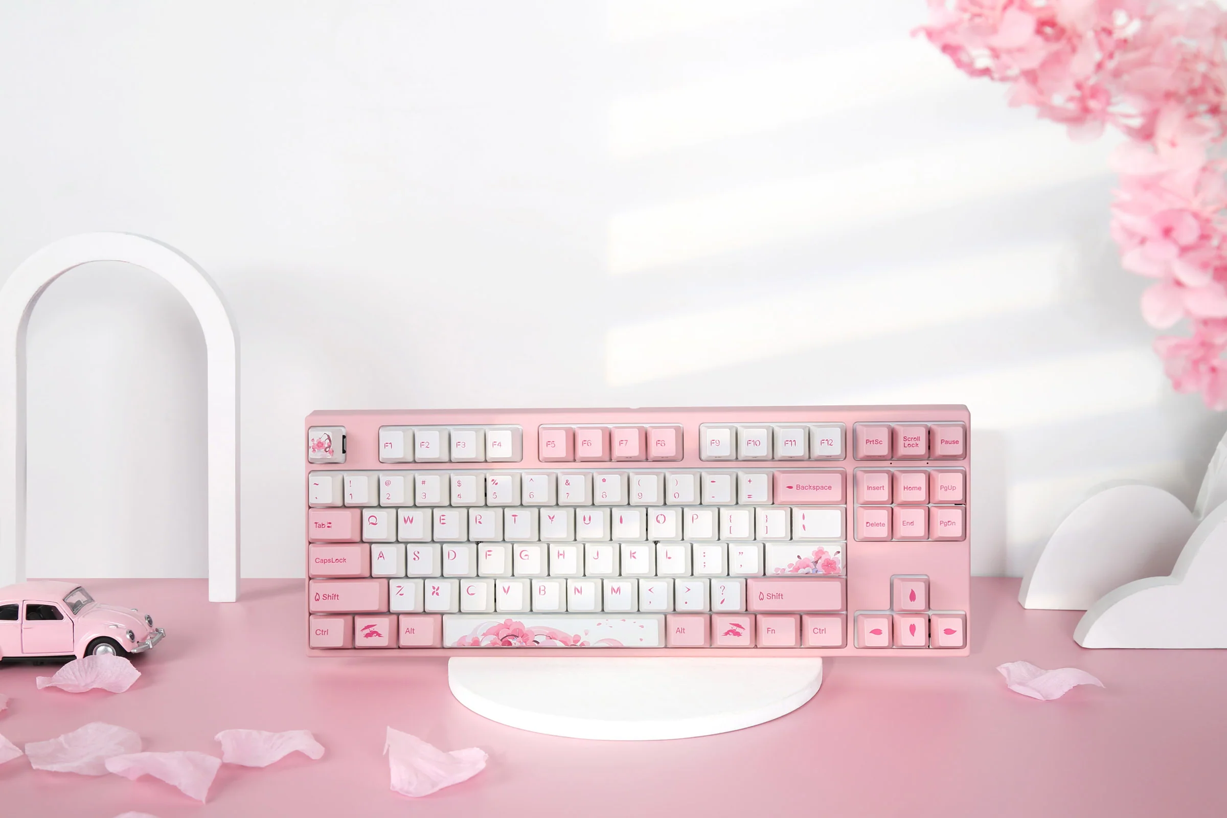 Varmilo VA Series V2 Sakura Round 2 TKL Bluetooth Mechanical Keyboard - Image 7